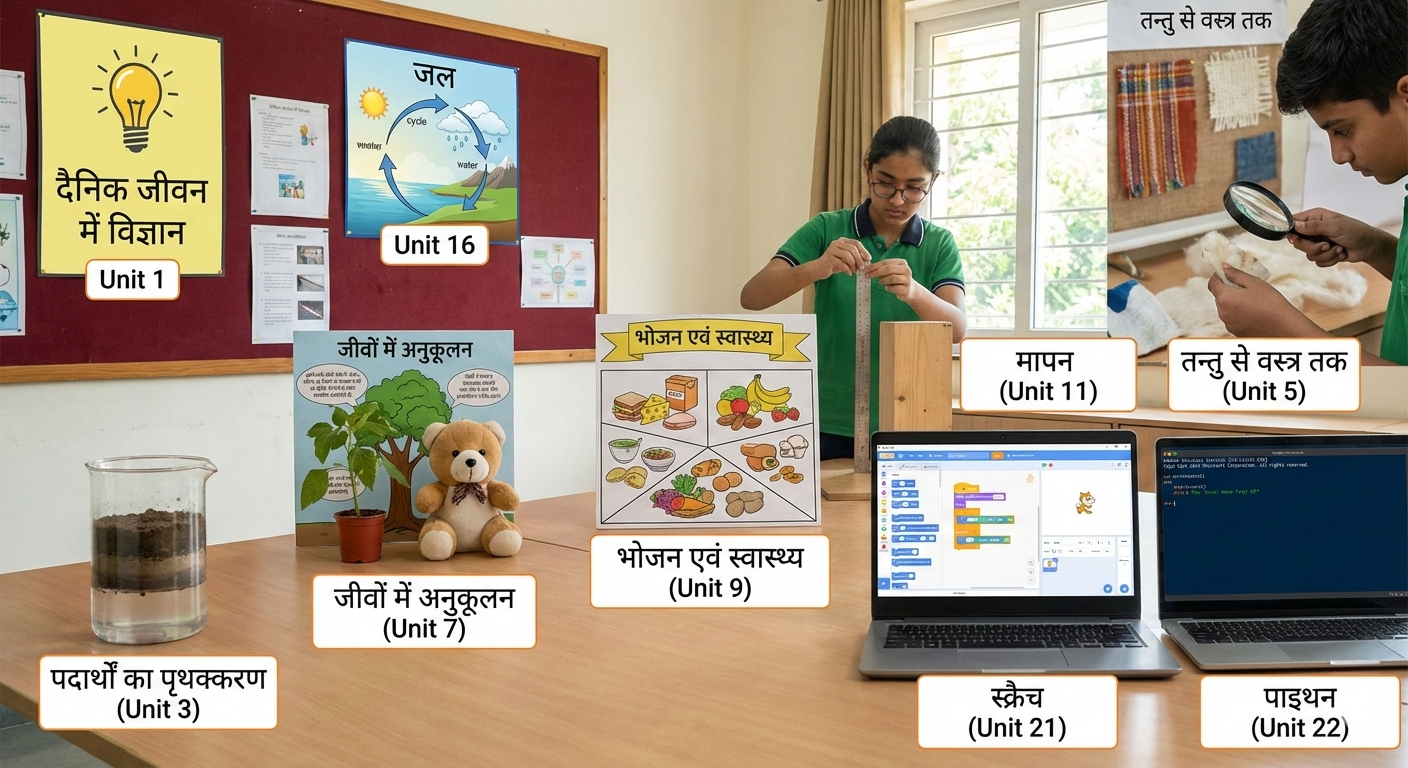 विज्ञान भारती 1 कक्षा 6 hero image