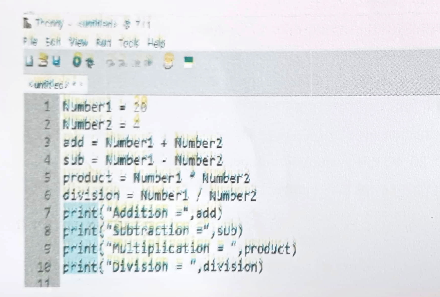 विज्ञान कक्षा 7 इकाई 26 पायथन टोकन्स टोकन्स पहचानिए 
